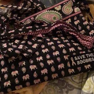Vera Bradley breast cancer bag with matching belt